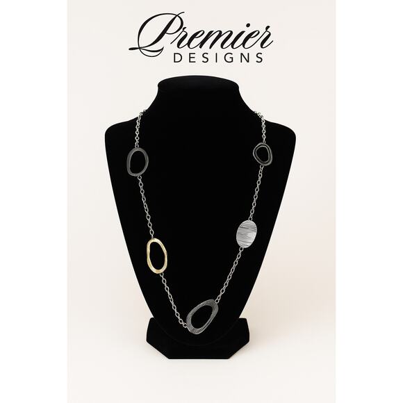 Premier Designs Zebra Necklace - Picture 1 of 3